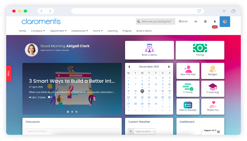 Claromentis Pricing, Cost & Reviews - Capterra UK 2026