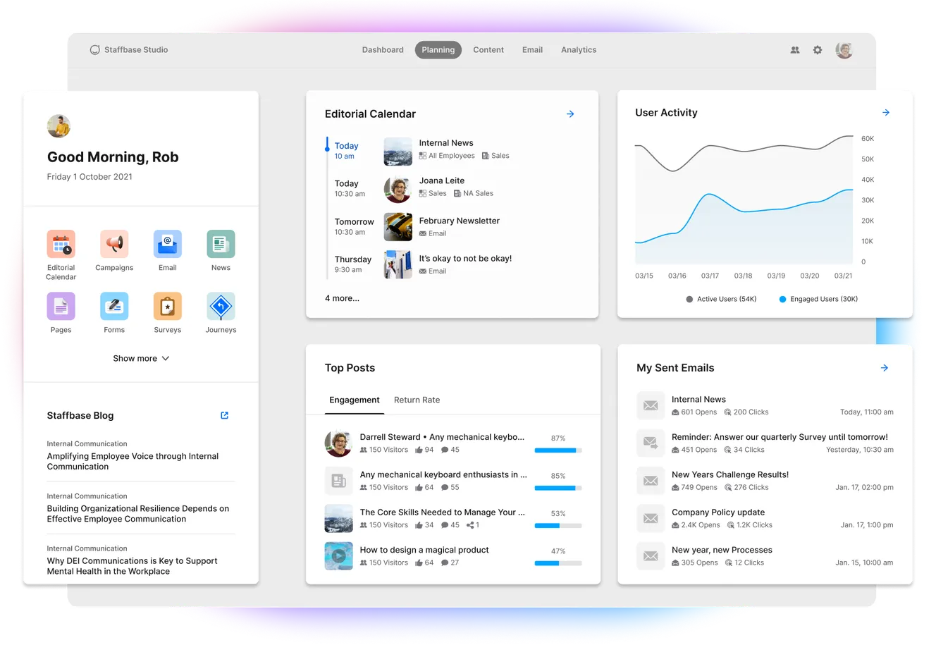 Best Intranet CMS for internal communications | Staffbase