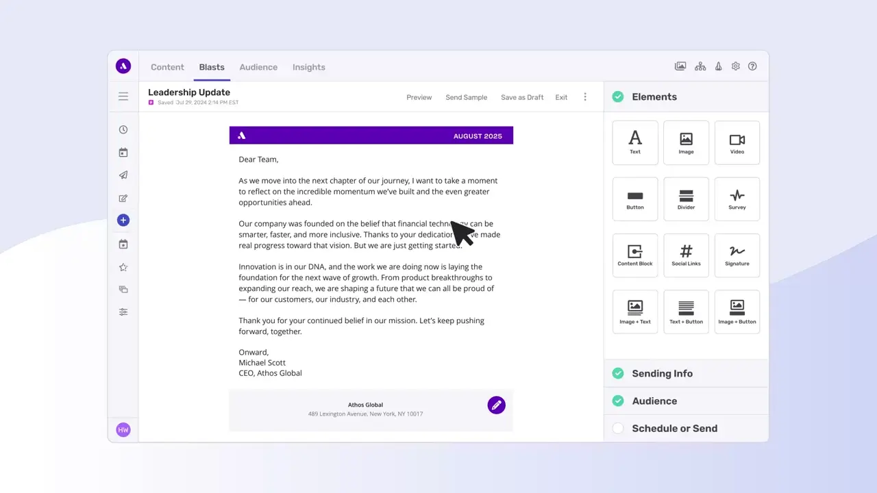 An Overview of Broadcast's Internal Email Builder