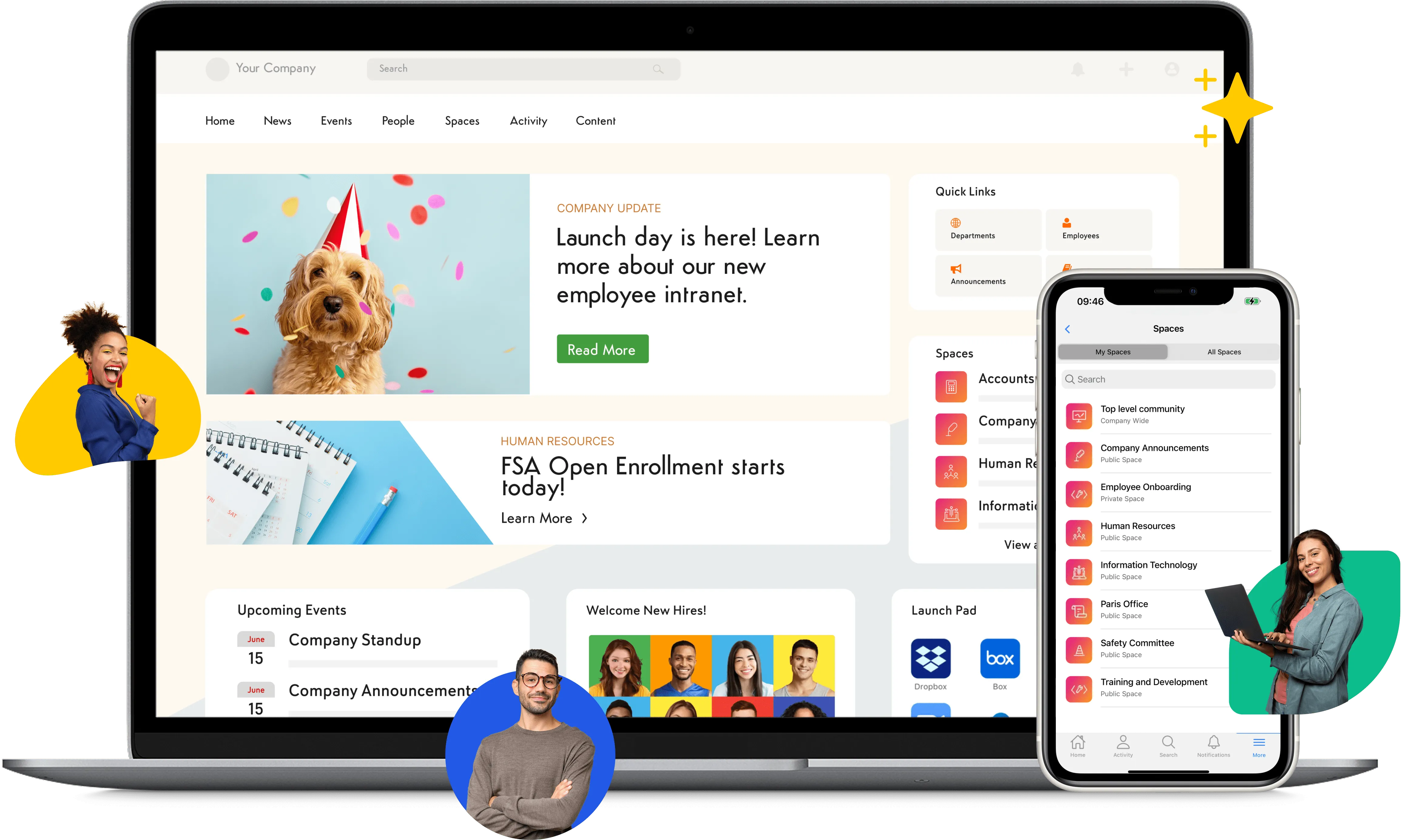 Company intranet and social collaboration platform | Axero