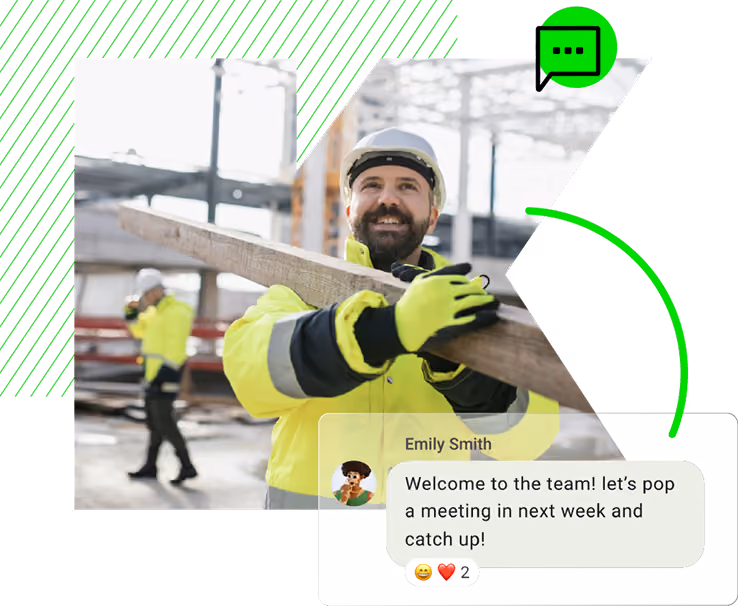employee engaged at work