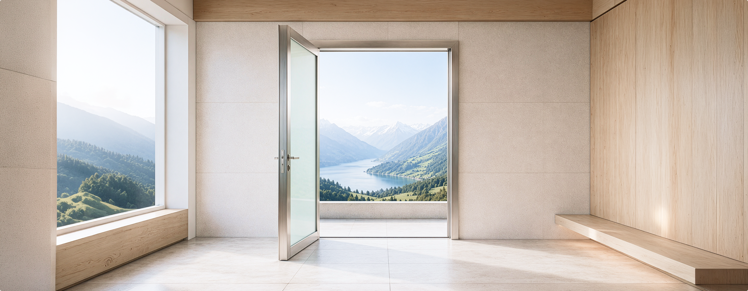 Open the door