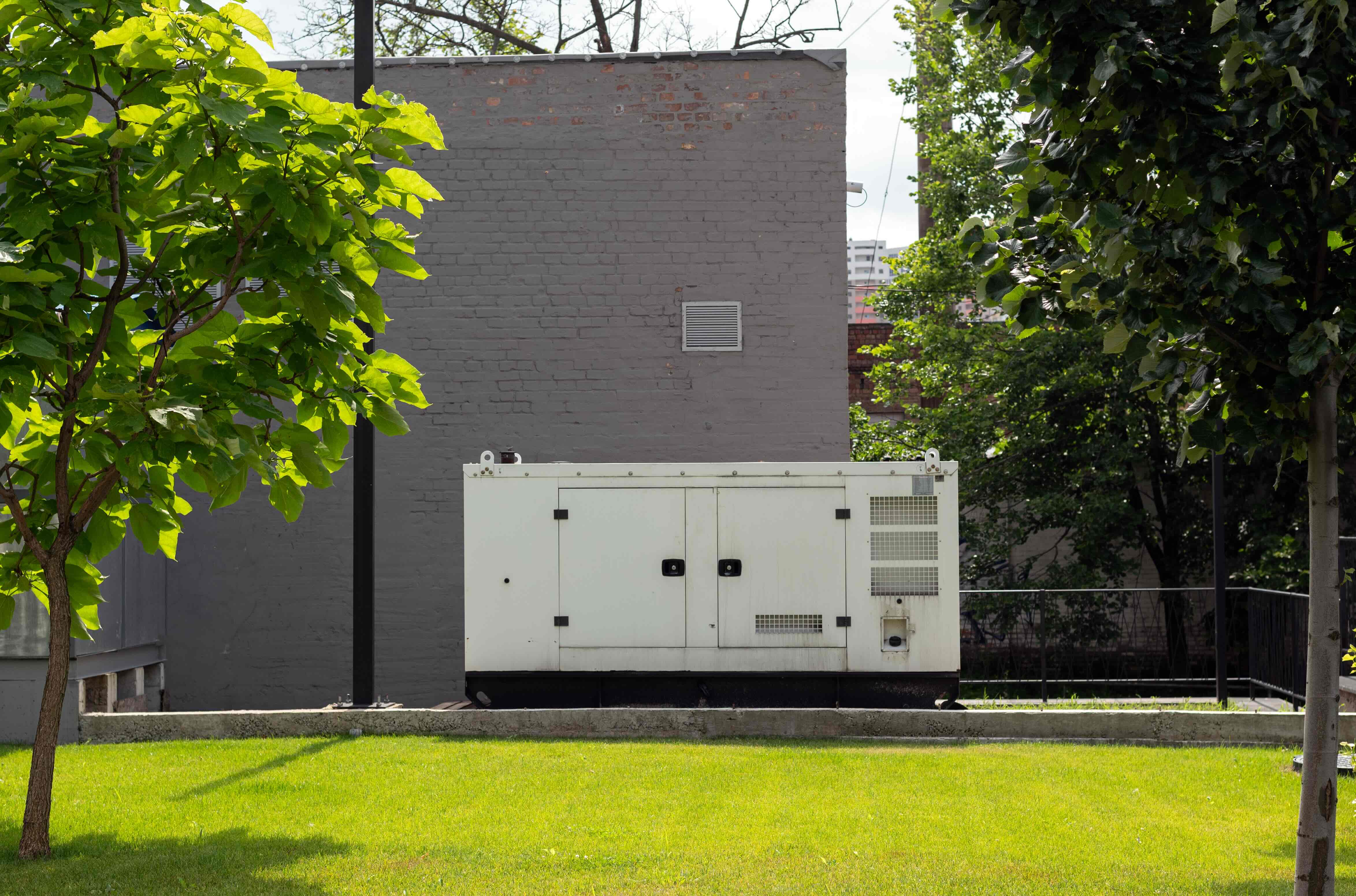 Backup generator supporting network infrastructure