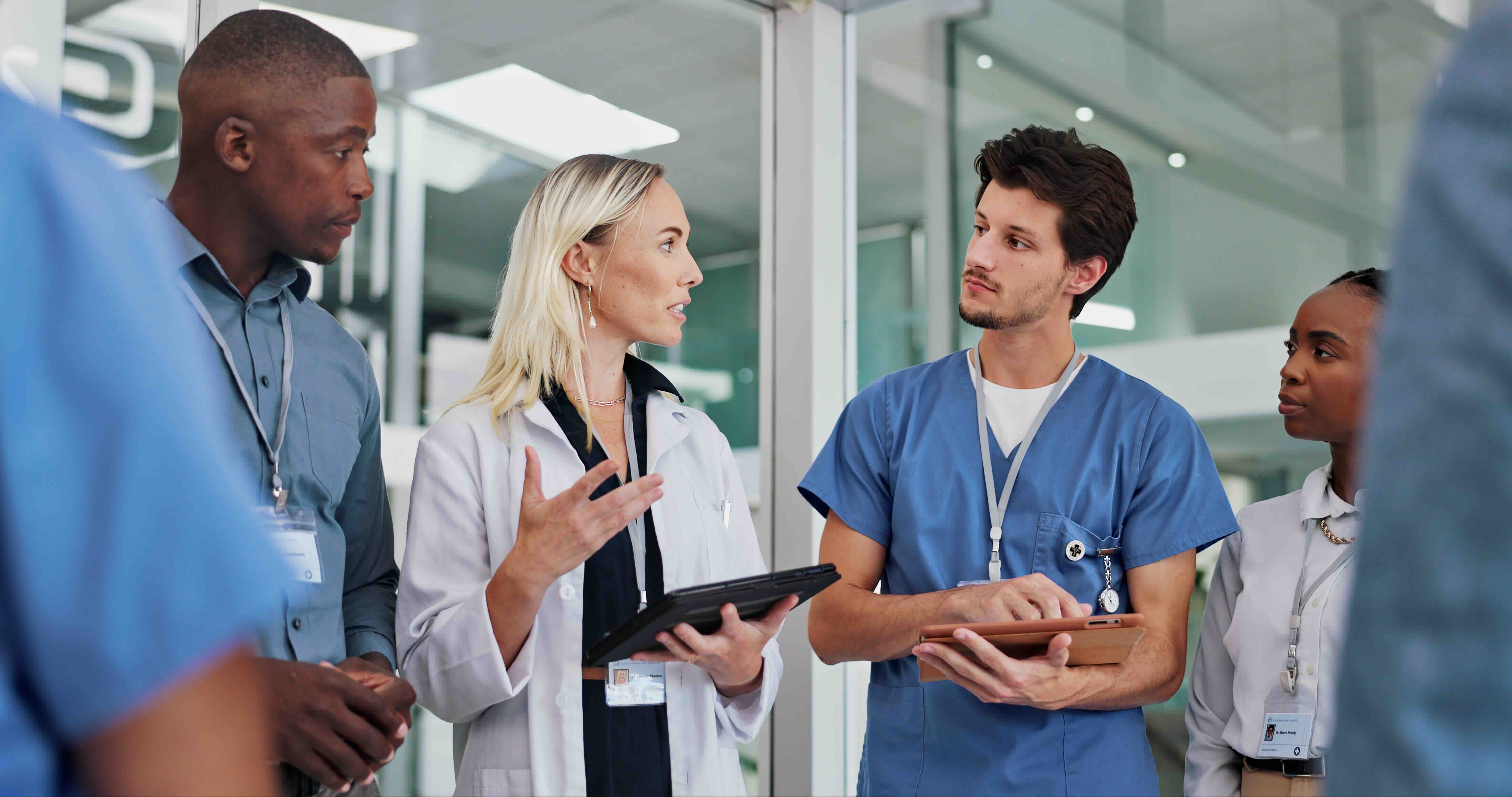Technology systems design review for a healthcare facility