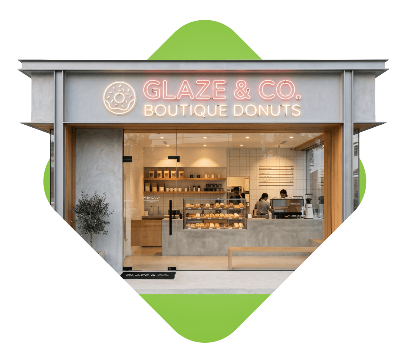Retail storefront.