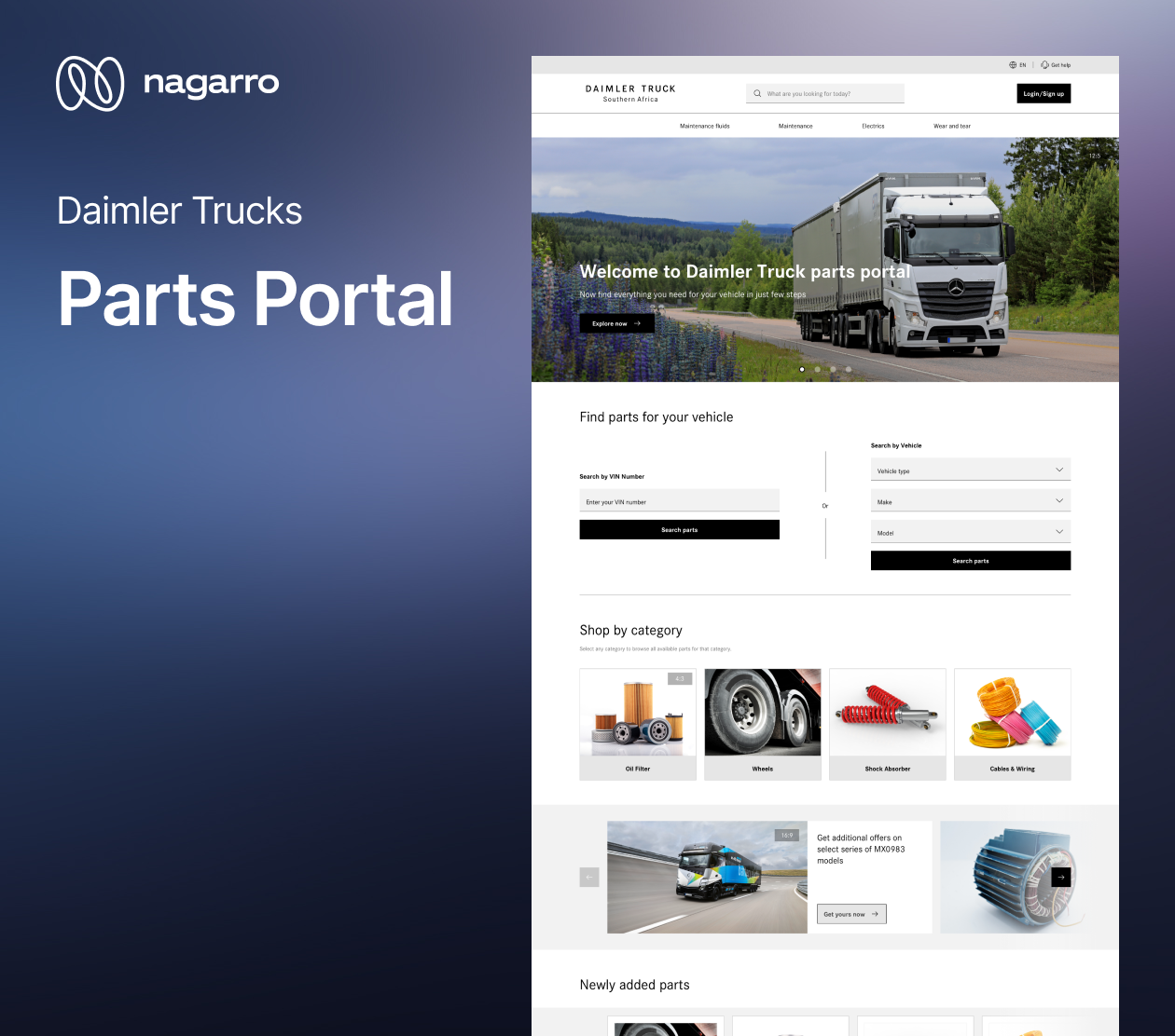 Daimler Trucks Parts Portal