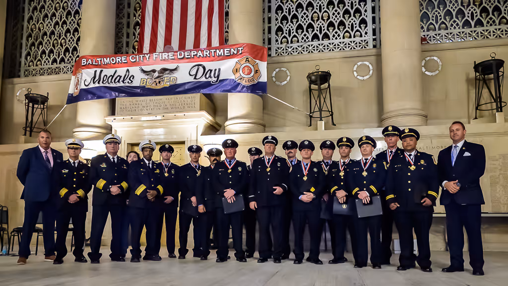 Baltimore Fire Officers Medals Day