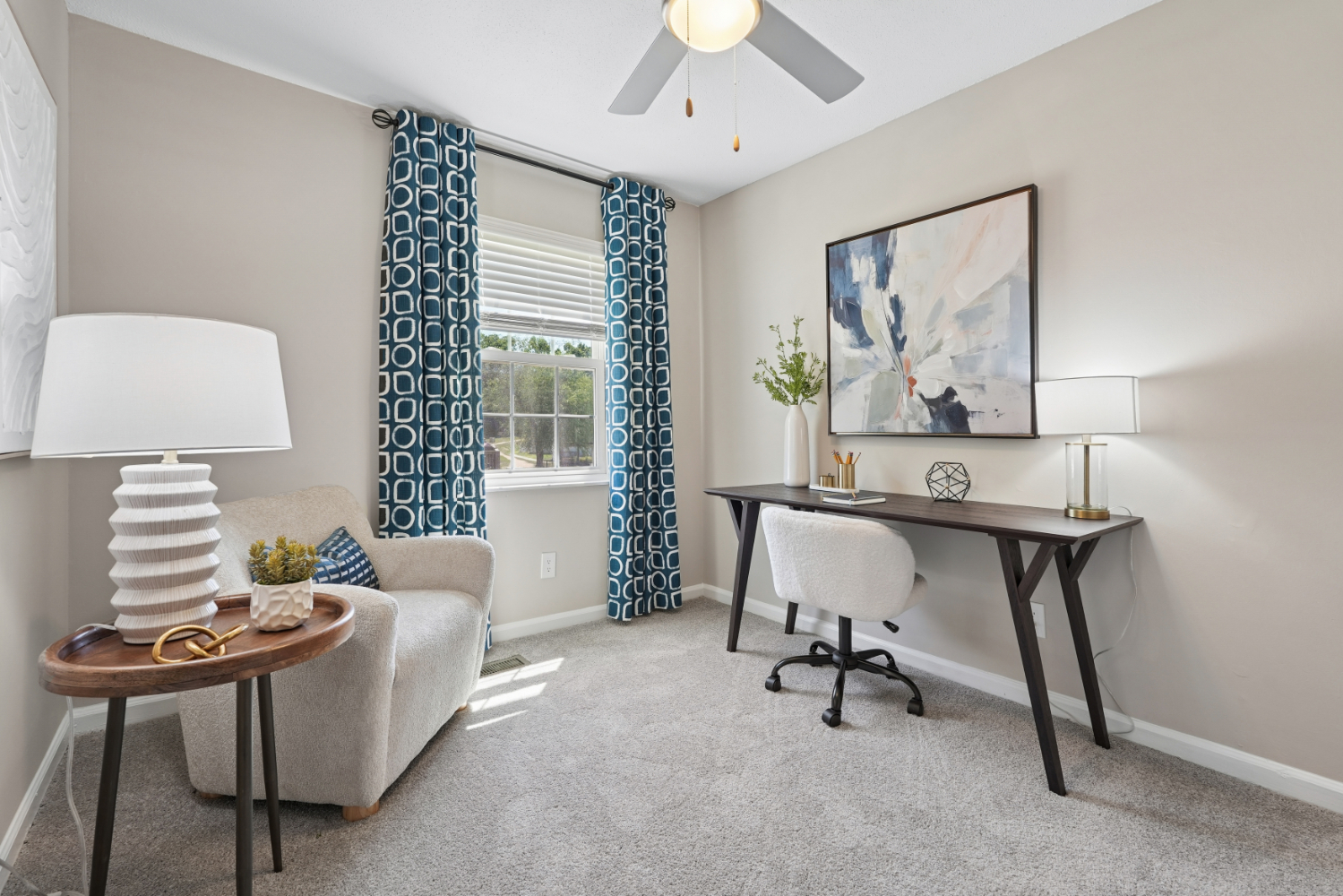 Desk area