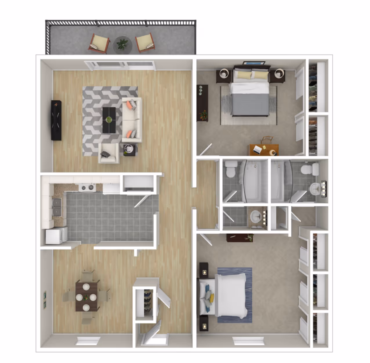 B2 Floor plan layout