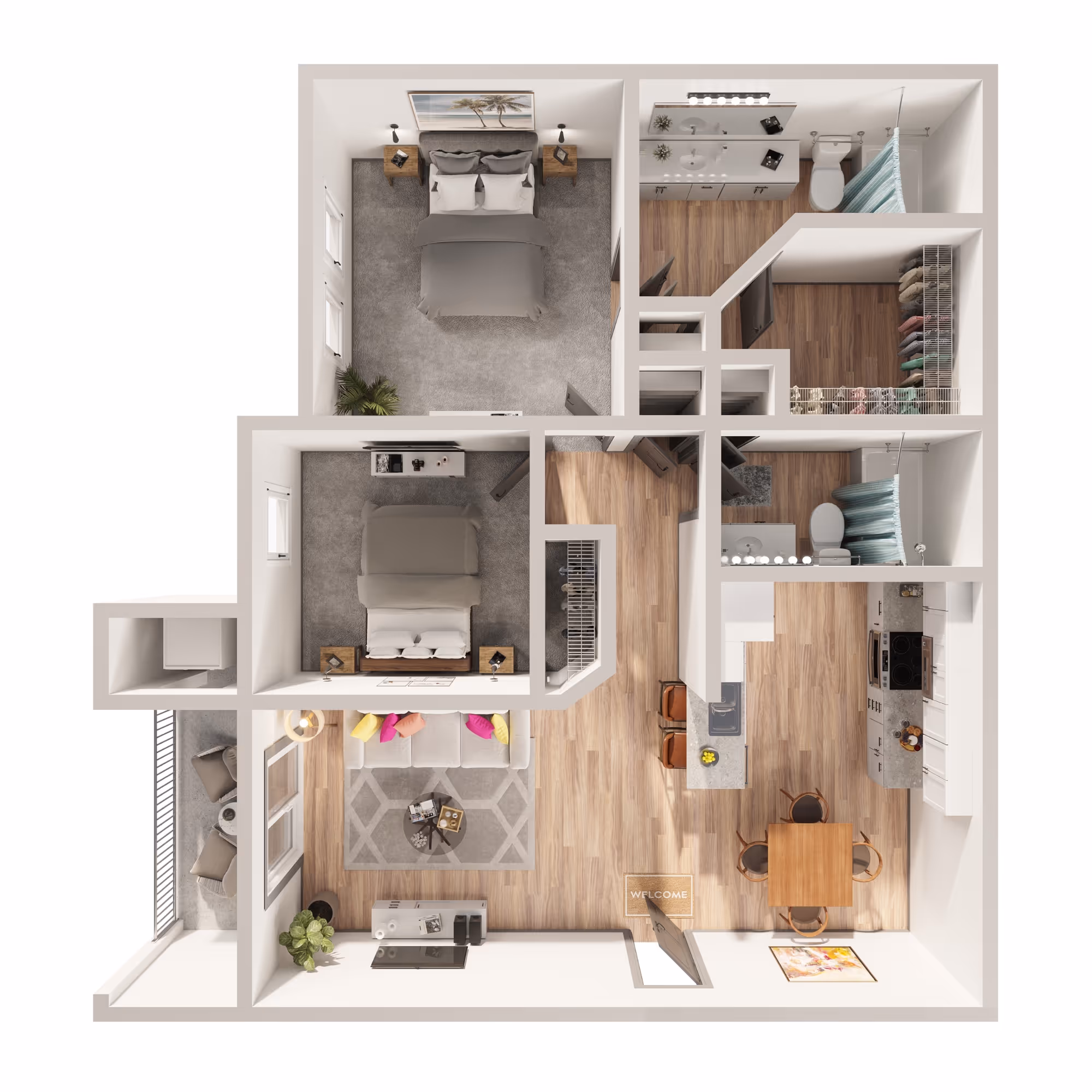 B2A Floor plan layout