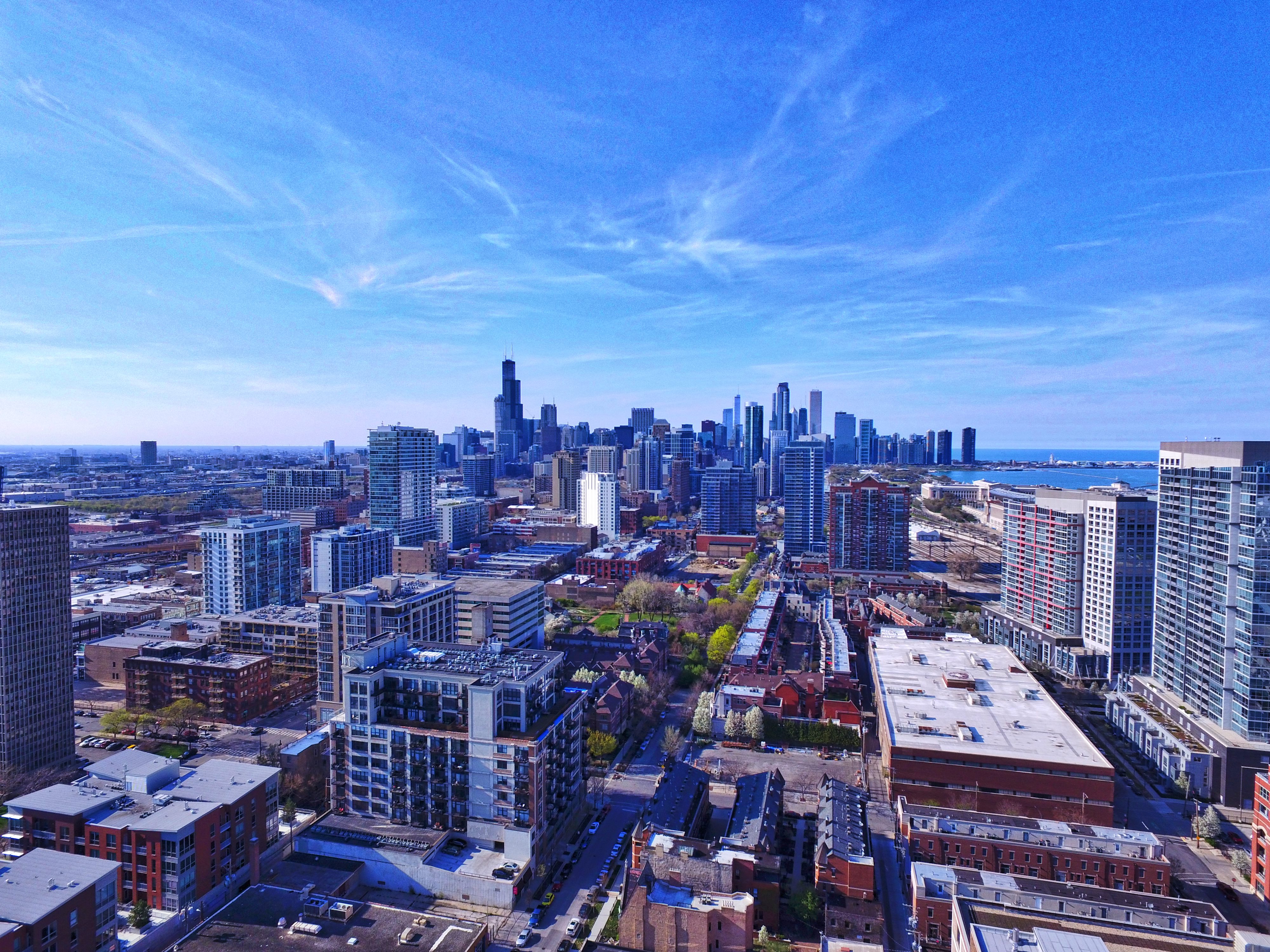 Skyline aerial image