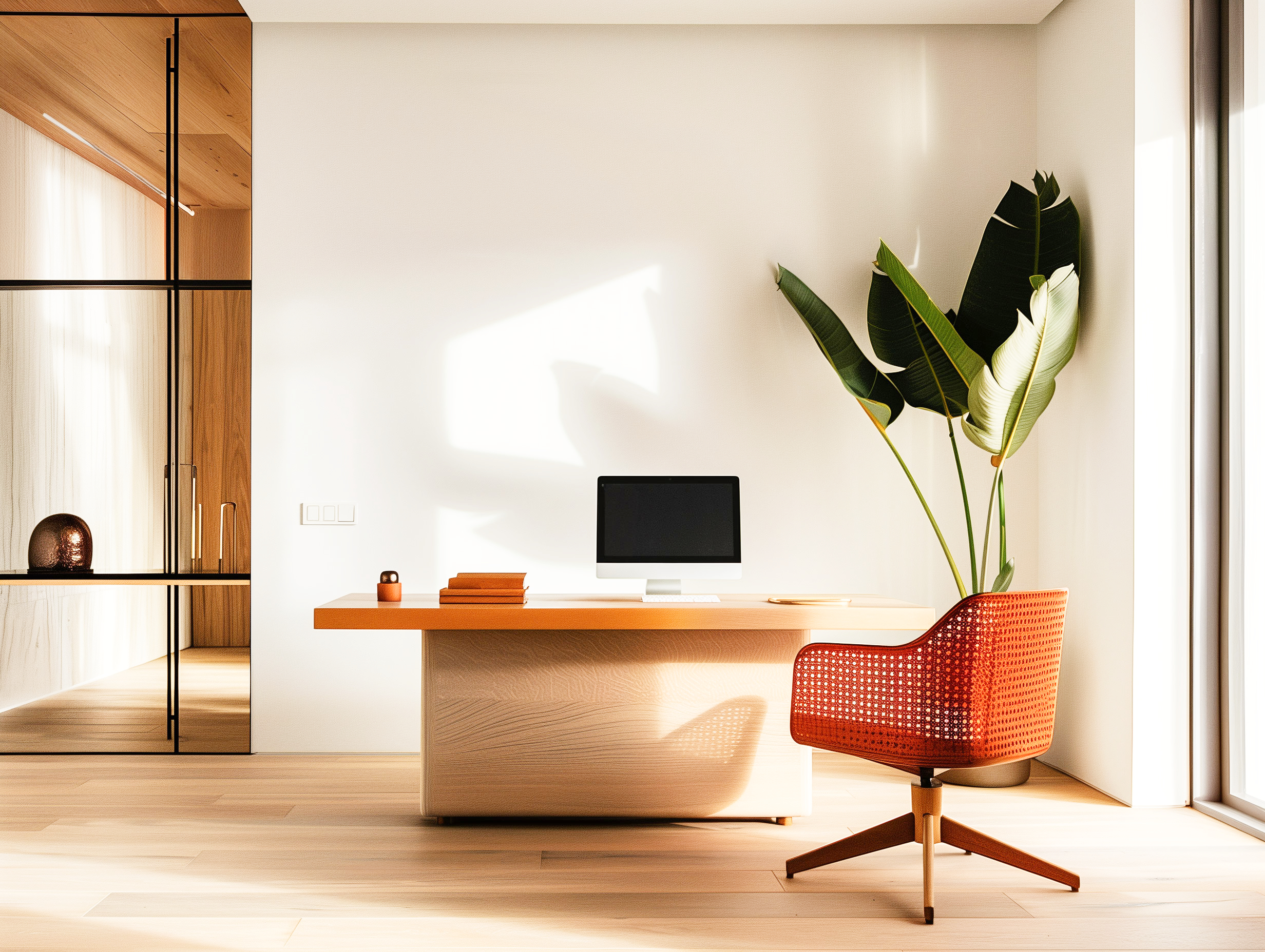 Modern boutique workspace