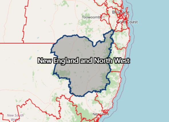 New England and North West