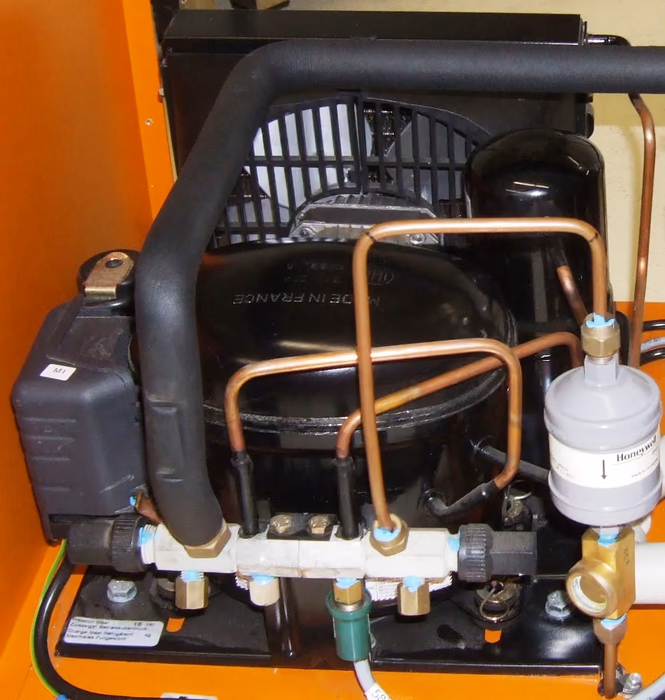 Outdoor air conditioning condenser installed by Strategic Heating & Air in Danville, VA
