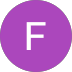 Purple circle with a white letter F centered inside it.