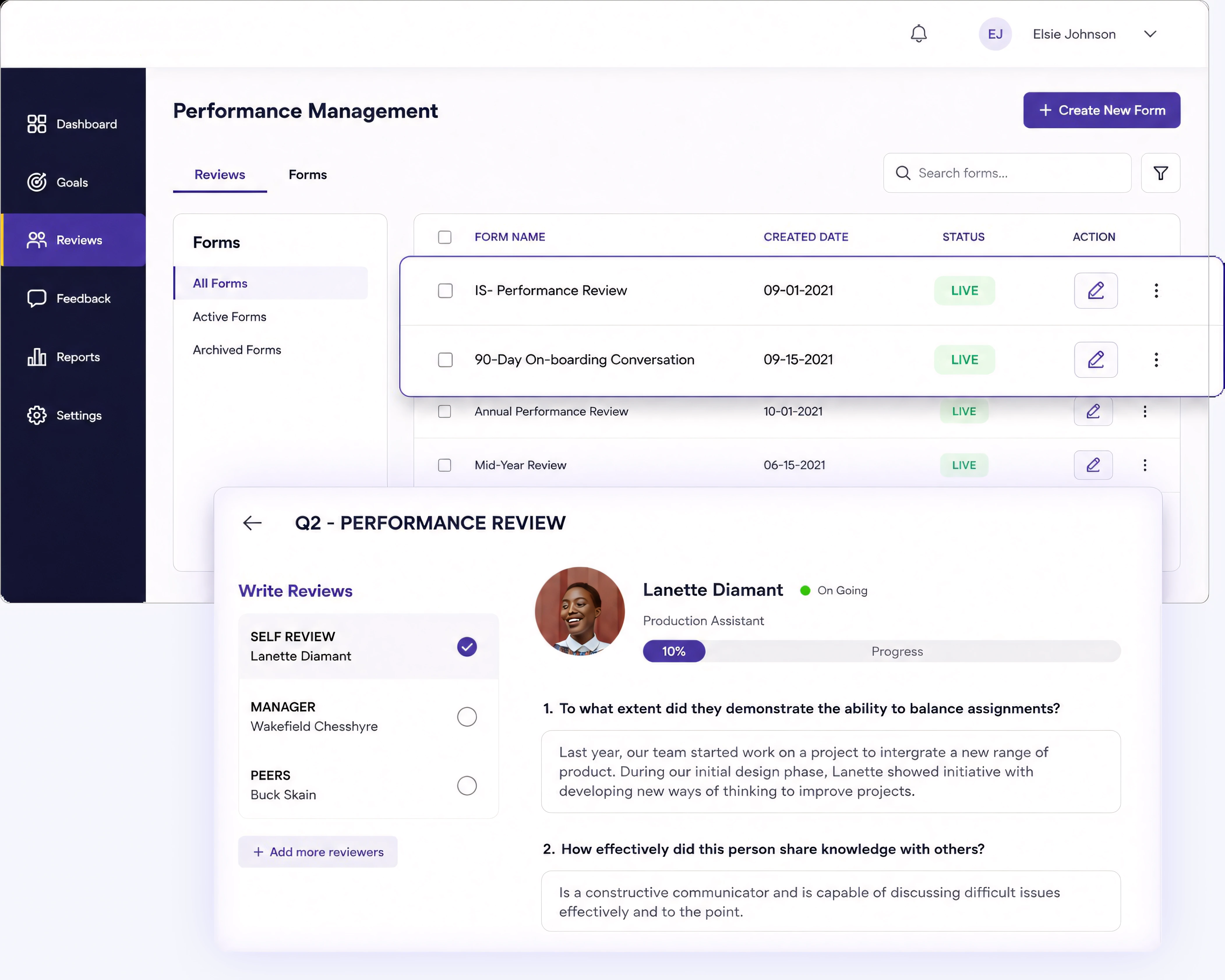Feedback Analytics Dashboard