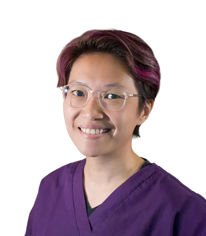 Dr Lee, veterinarian on the BOM BOM team