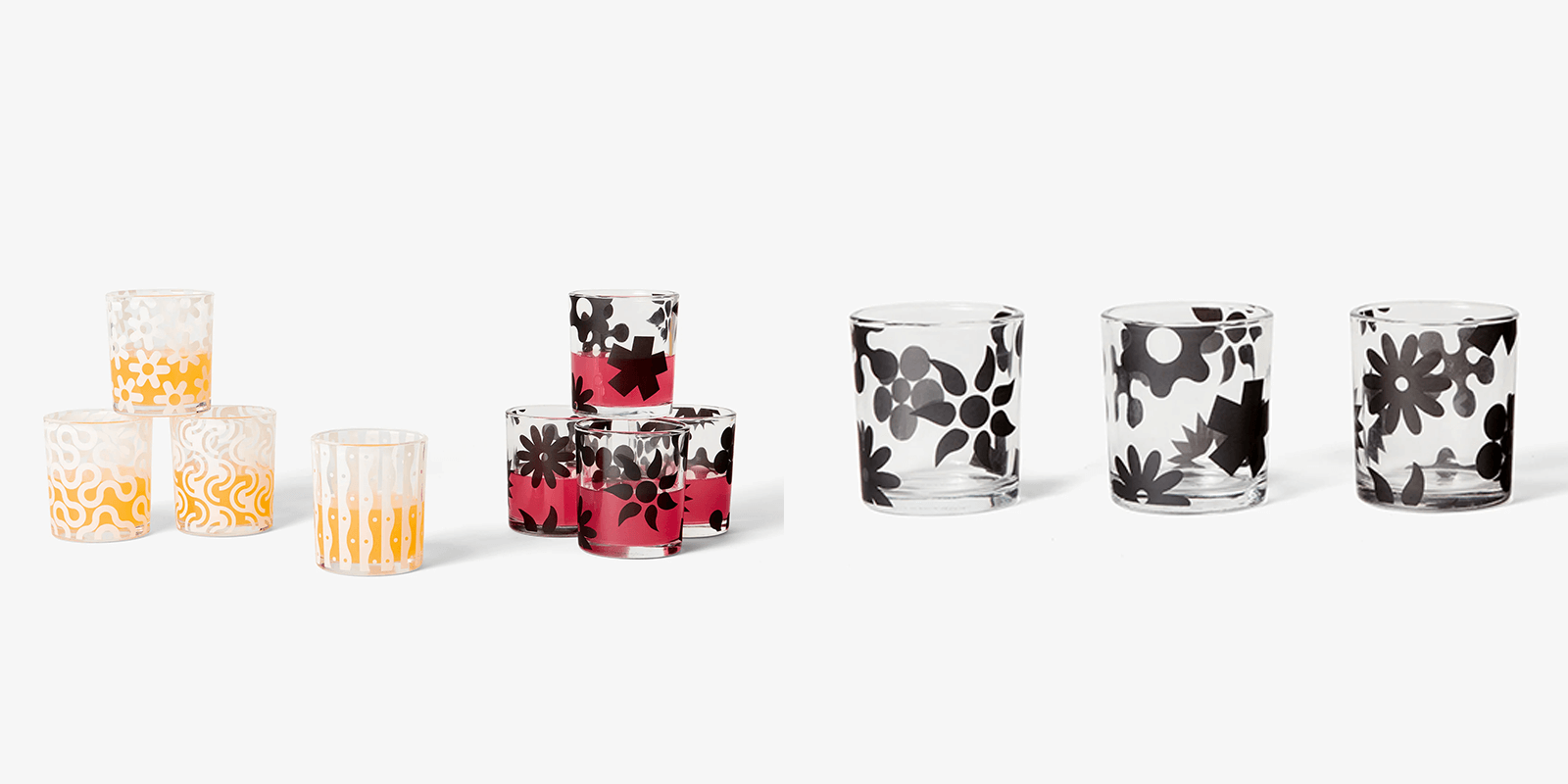 Shown: Areaware Pattern Glasses