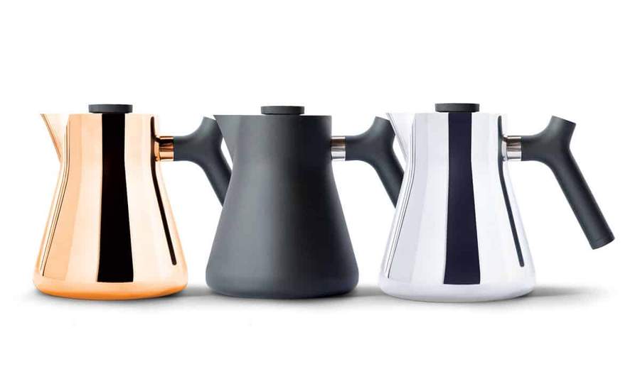 Fellow Raven Stovetop Tea Kettle in colors