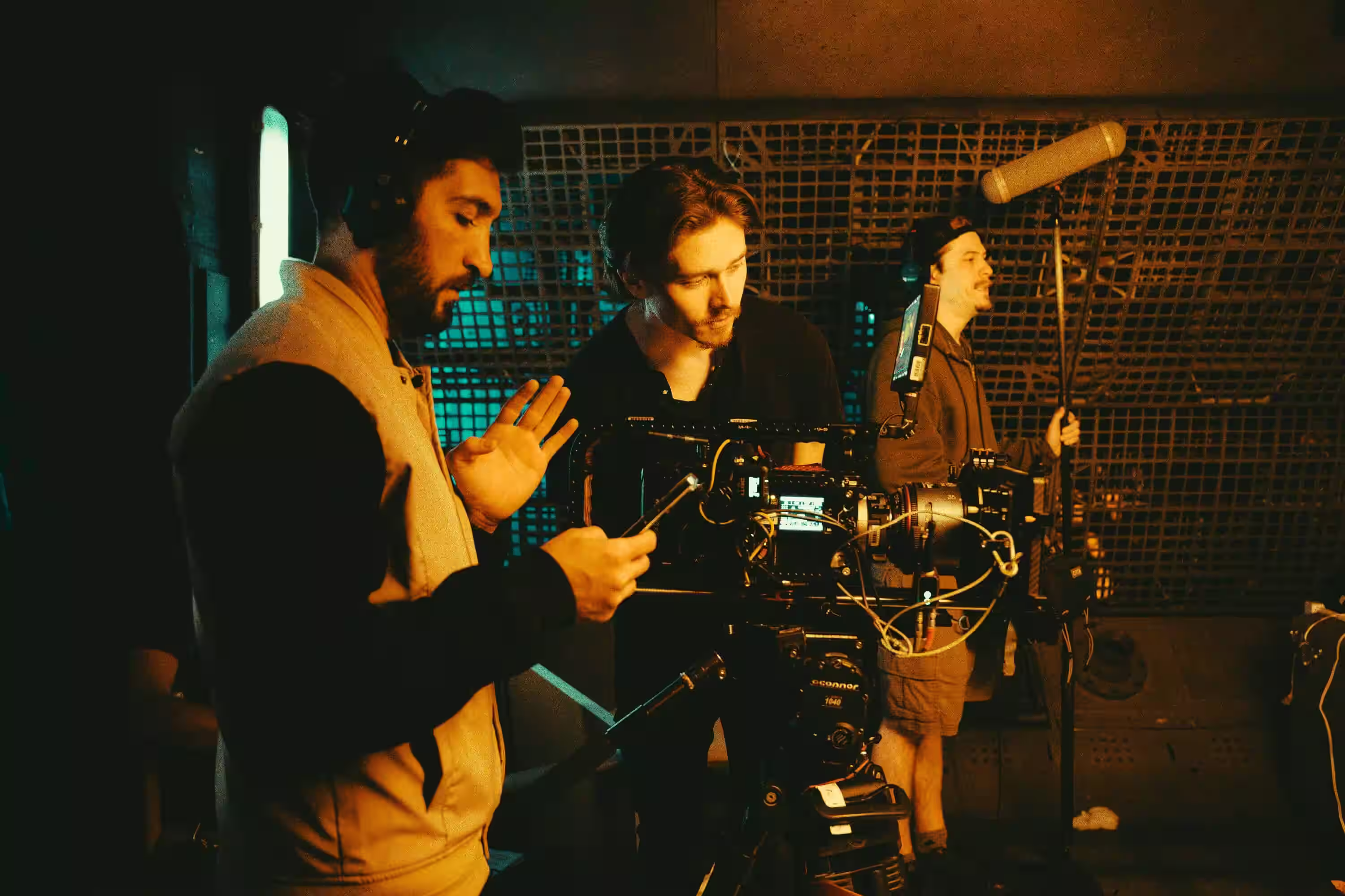 A shooting process with cinematic color