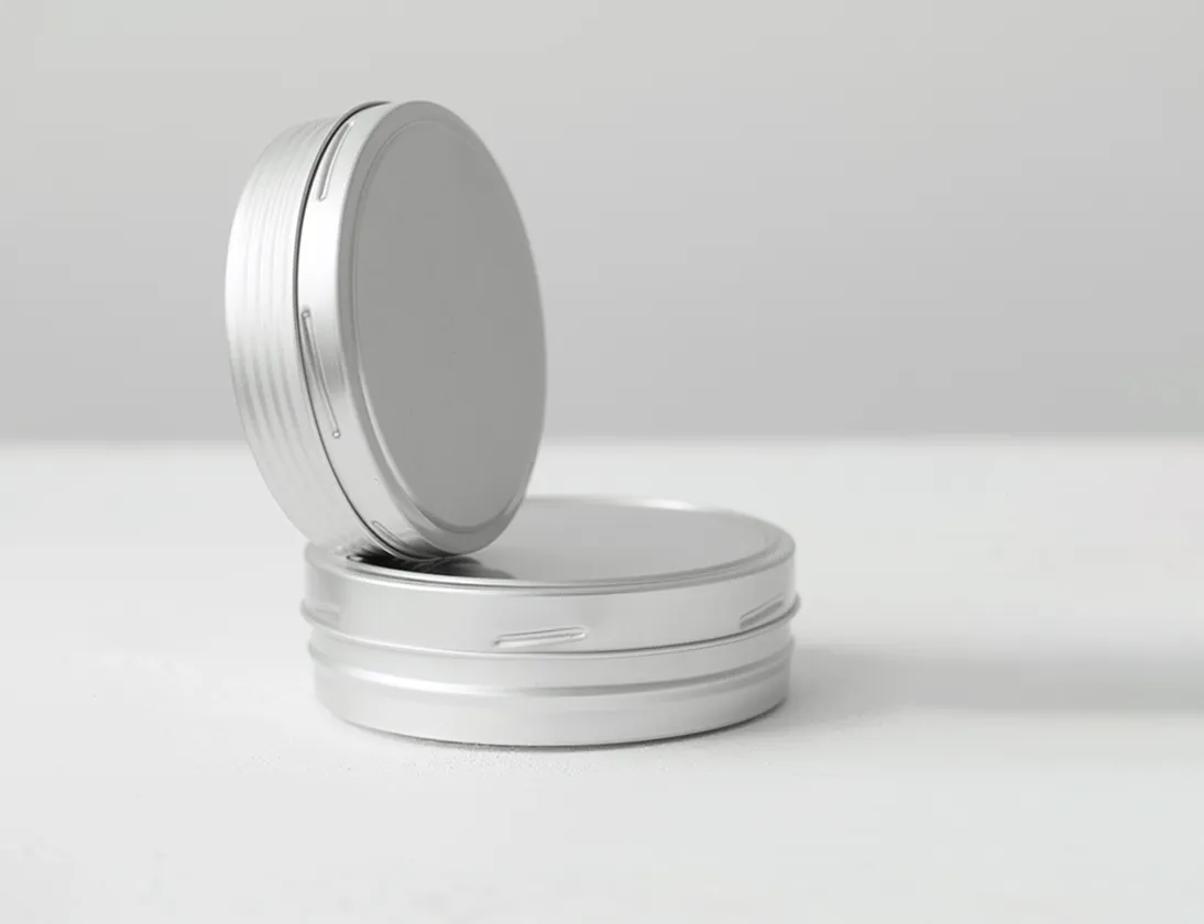 Boîtes rondes en aluminium Couvercle Twist