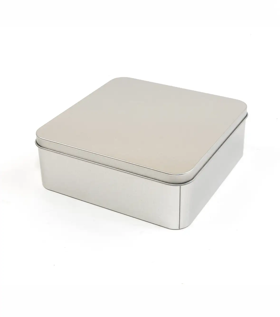 Boîte carrée métal 150x150x54 personnalisable | Desjardin