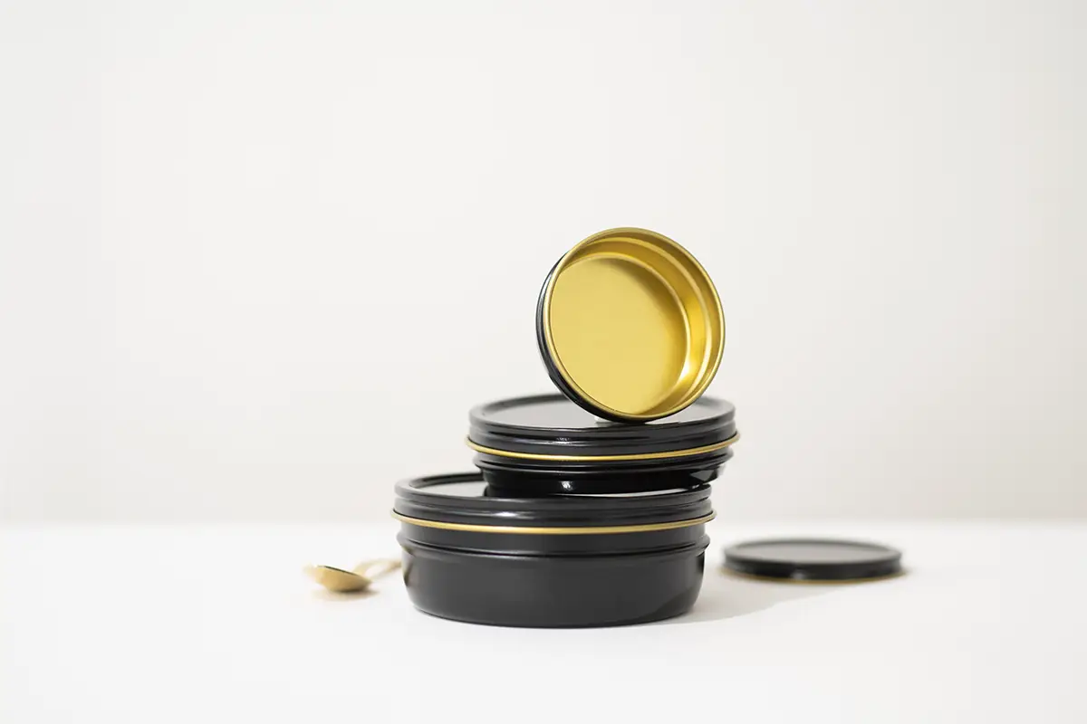 Boîte de caviar sous vide Desjardin