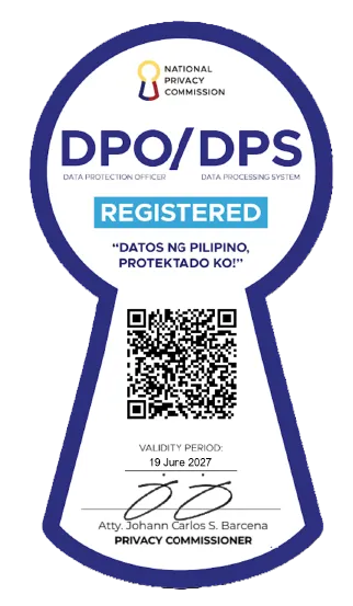 National Privacy Commission DPO and DPS registration seal.