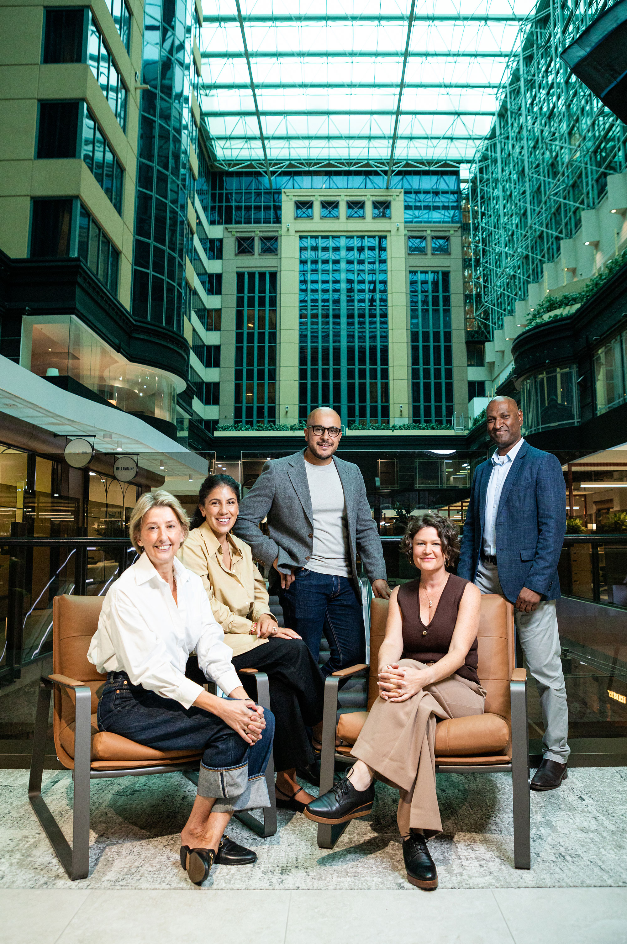 Mena and Kristin and his Heven team