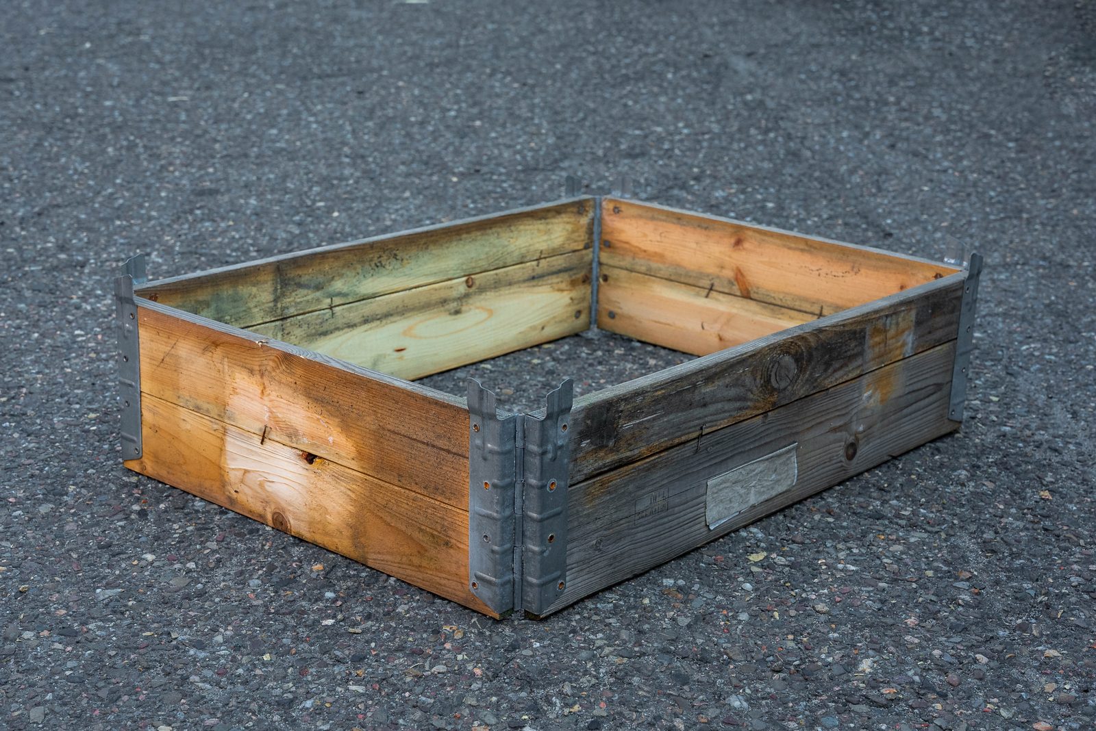Pallet 80x120 met opzetranden