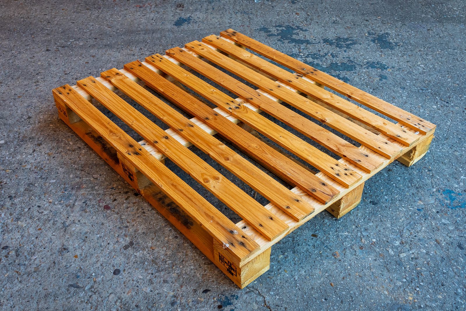 Blokpallet 100x120, zware open uitvoering