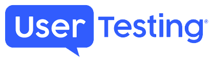 UserTesting company logo with speech bubble around 'User'.