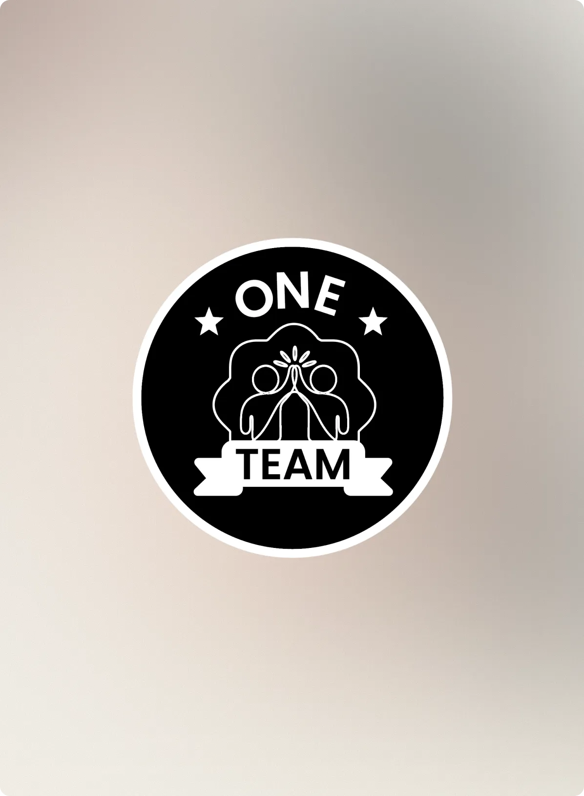 One team GROW value badge.