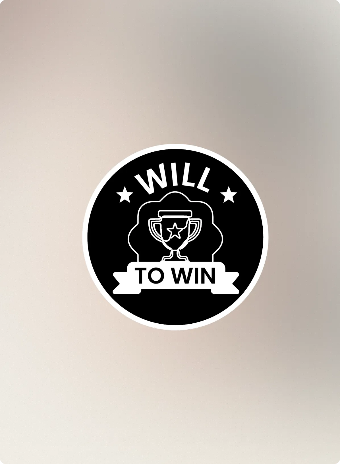 Will to win GROW value badge.