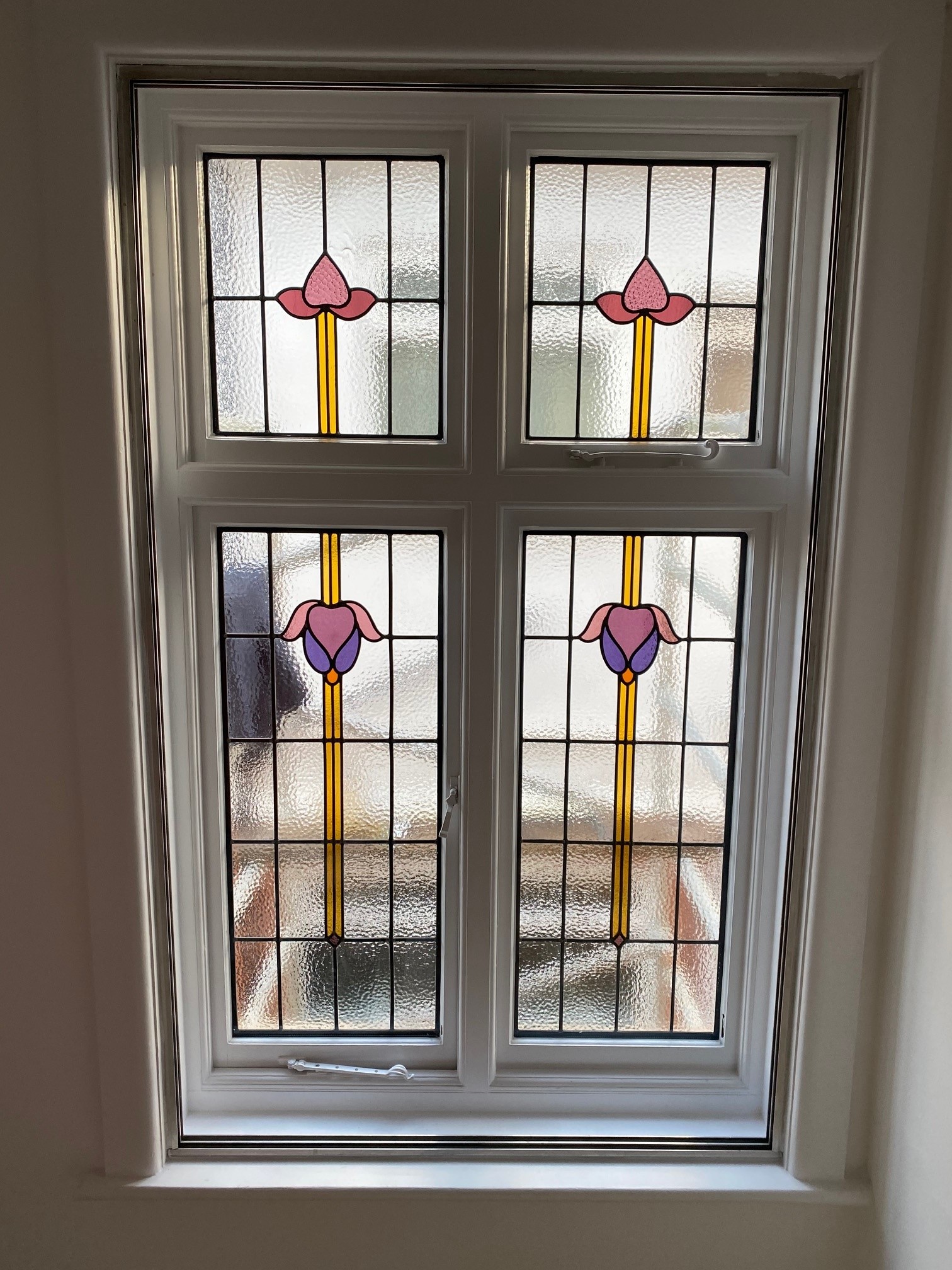 Stained Glass Window Restoration in Bournemouth, Dorset