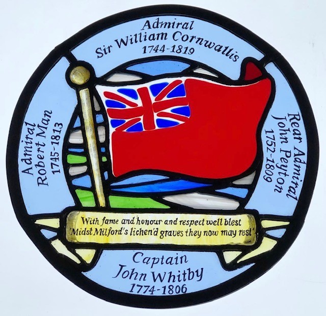 Custom Stained Glass Window – All Saints Church, Milford on Sea