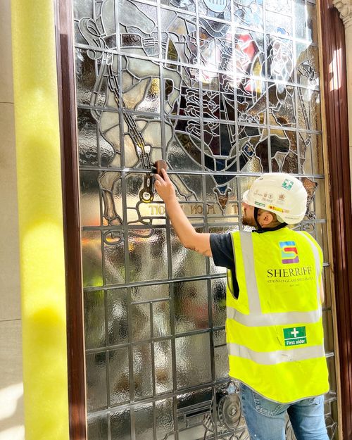 Equans HM Treasury Stained Glass Restoration