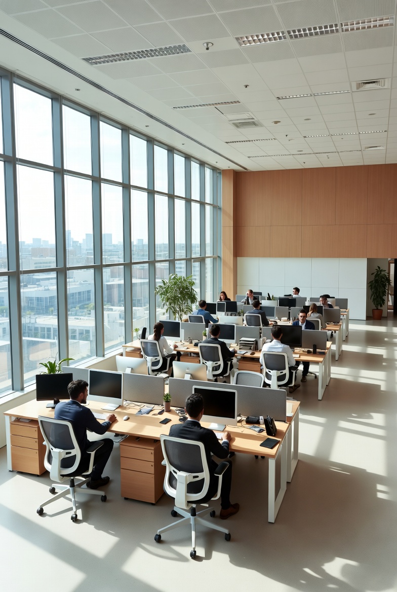Sauberes Büro mit schönem Ausblick - Fleckenfahndung