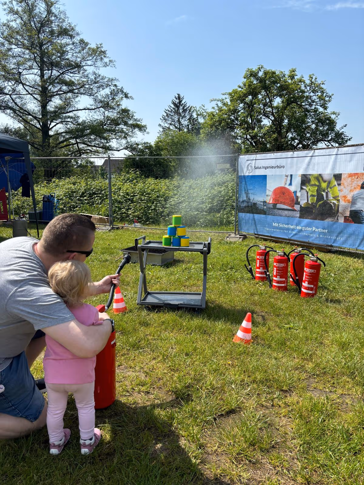 Brandschutz-Sensibilisierung Maifest D&uuml;sseldorf