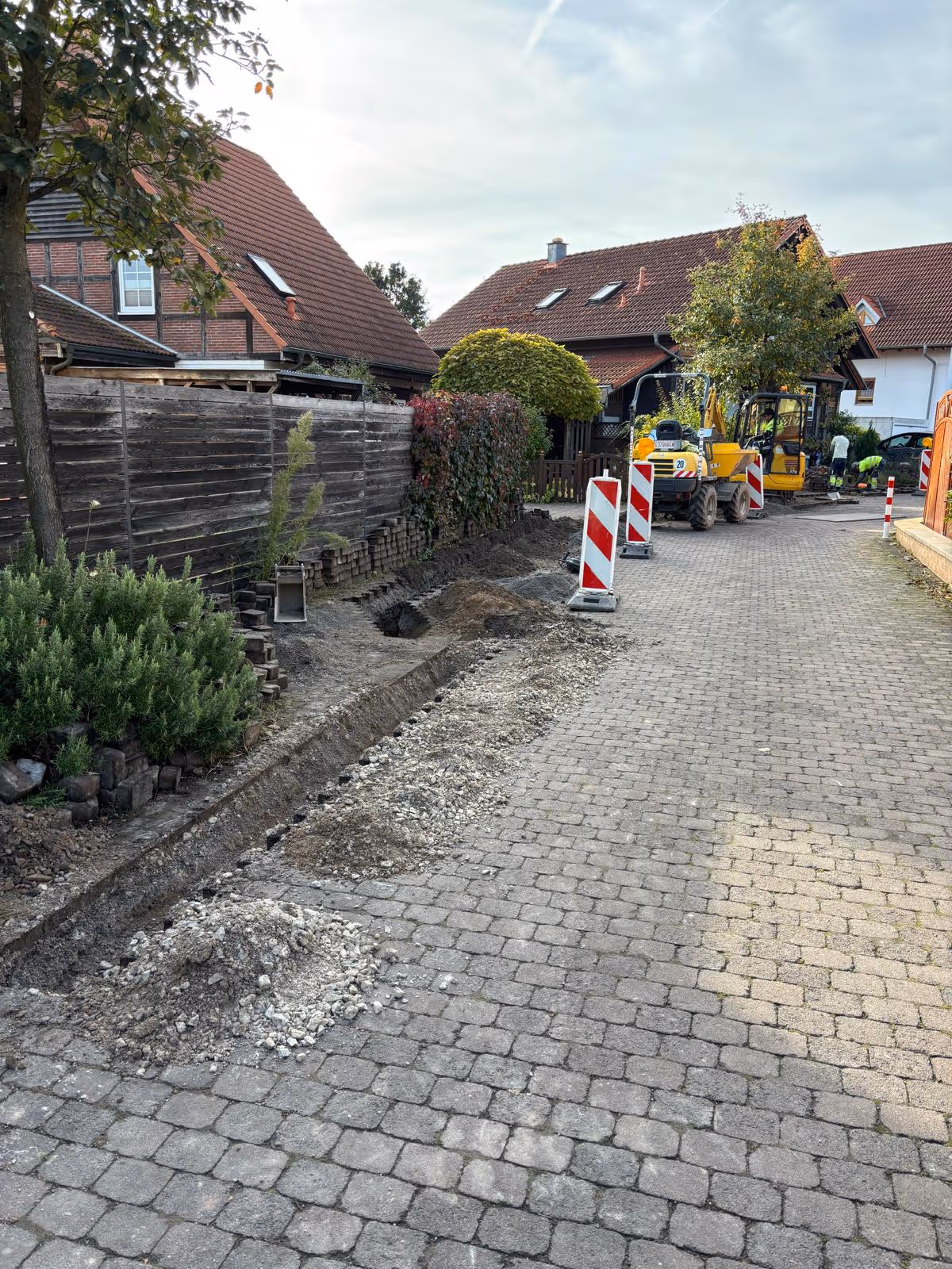 Baustelle Glasfasernetz RLP &ndash; Baustellenkoordination mehrerer Gewerke