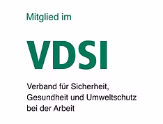 Mitglied im VDSI â€“ Verband fÃ¼r Sicherheit, Gesundheit und Umweltschutz bei der Arbeit
