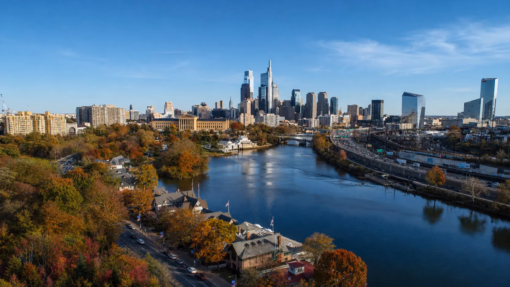 Philadelphia skyline with City Hall