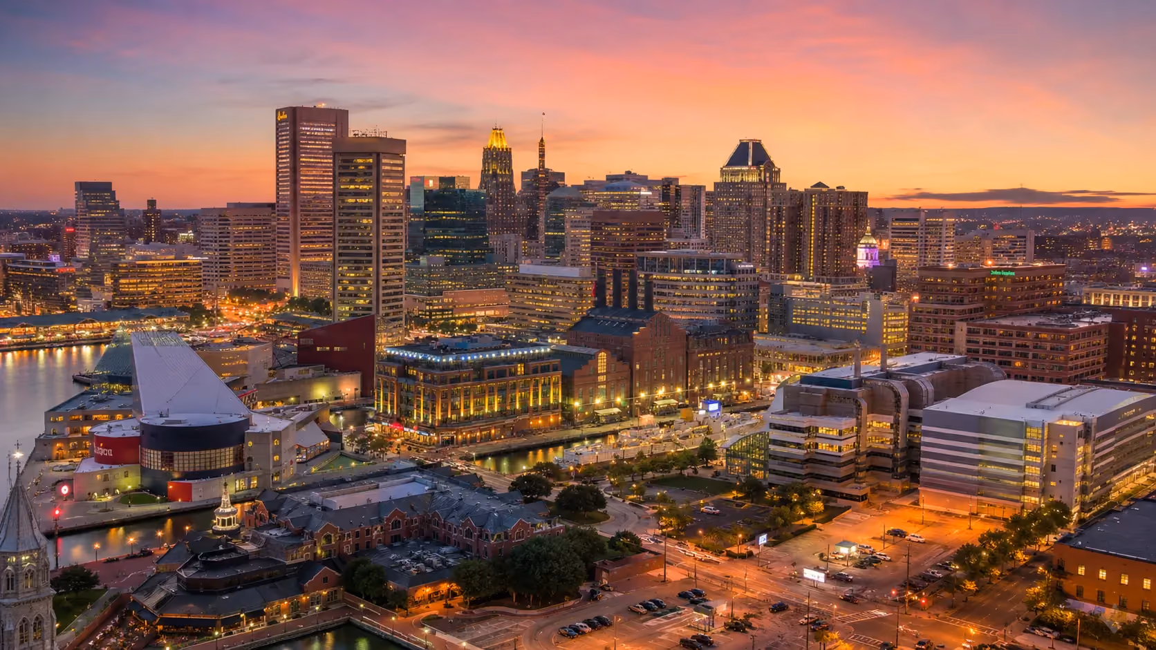 Baltimore Inner Harbor skyline