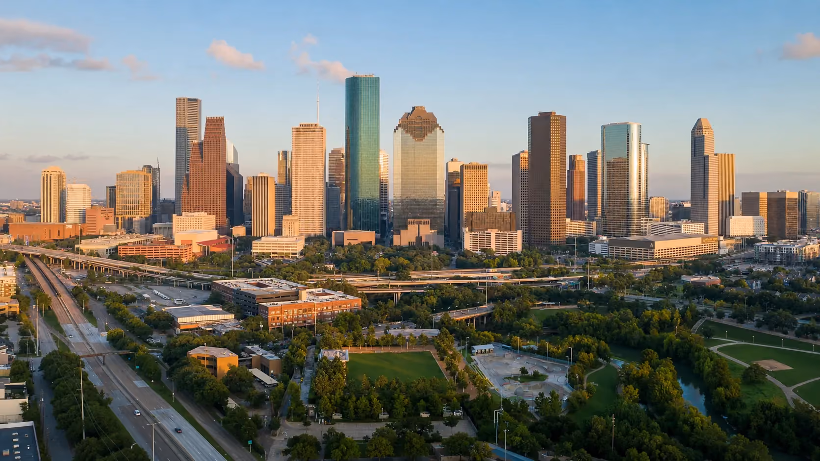 Houston downtown skyline