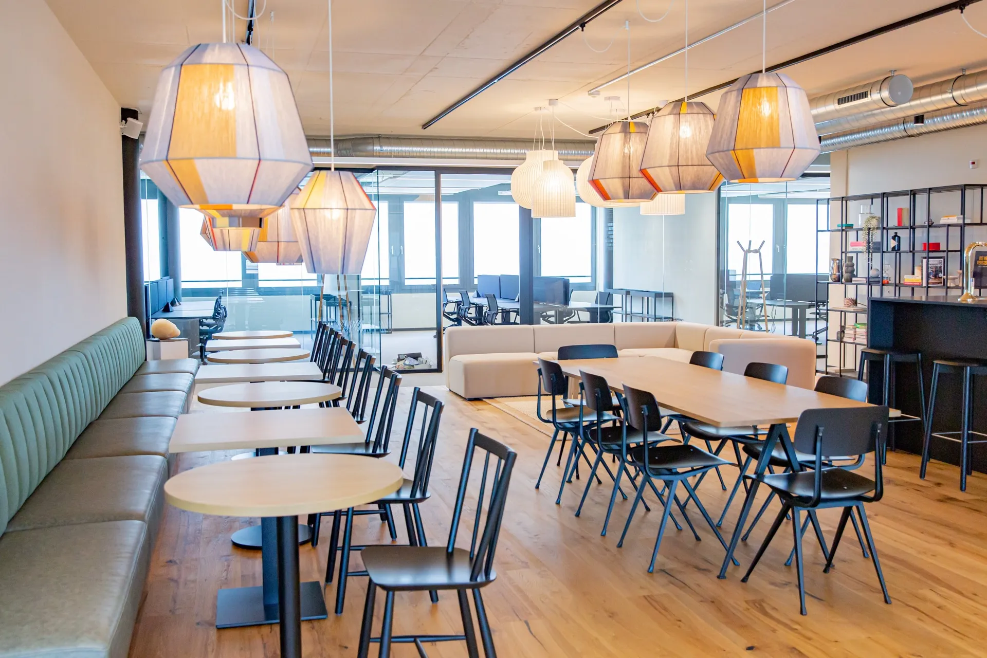 Work-in Coworking Space Gemeinschaftsbereich