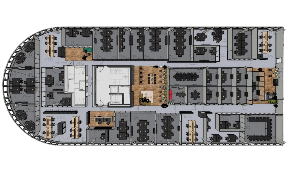 Raumkonzept Coworking Space Frauenfeld