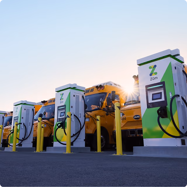 Zum EV chargers and buses