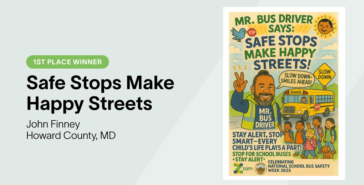 Safety poster first place winner