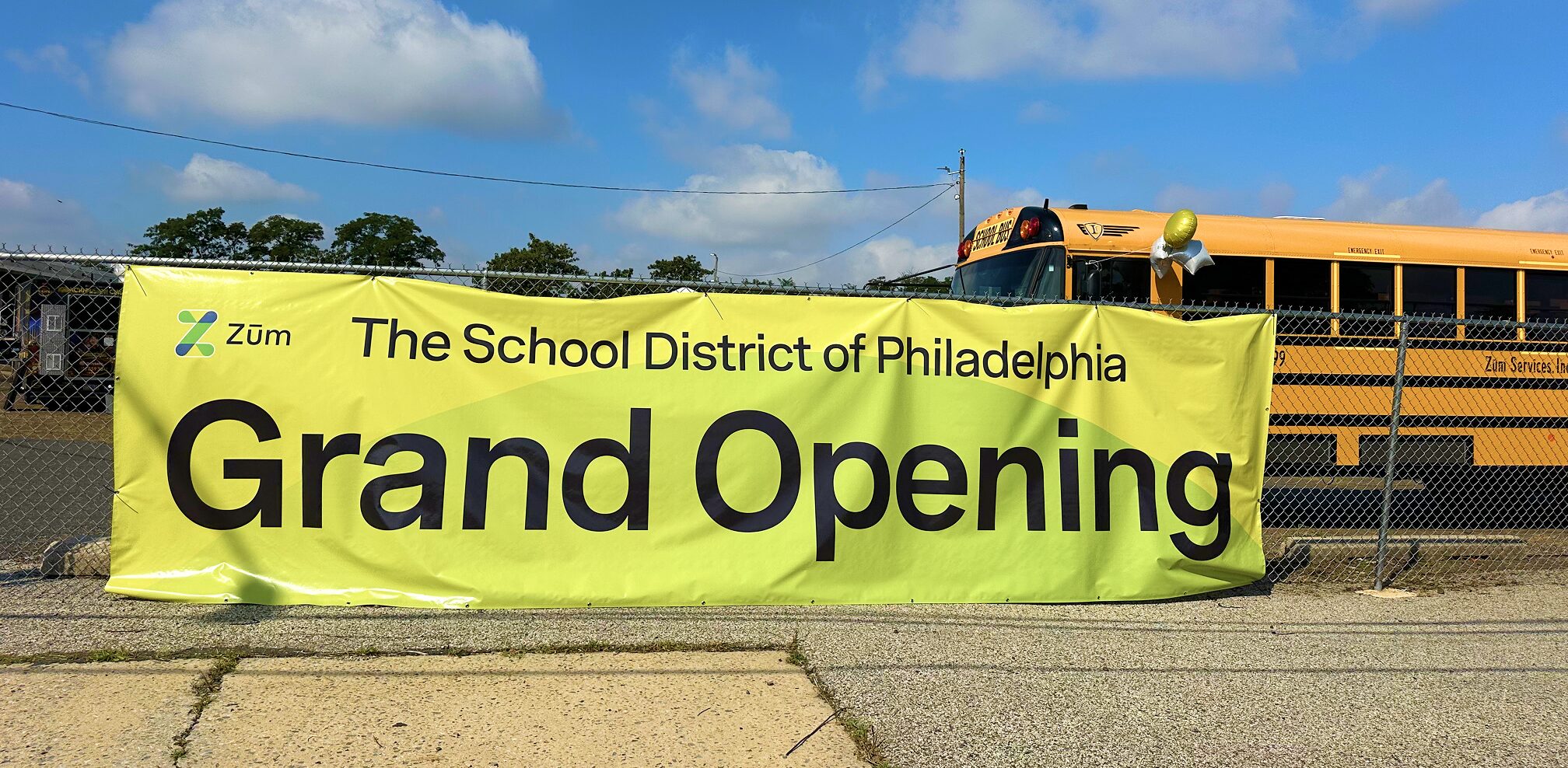 Grand opening of Zum Philadelphia yard