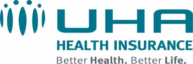 UHA Health Insurance logo with tagline Better Health Better Life